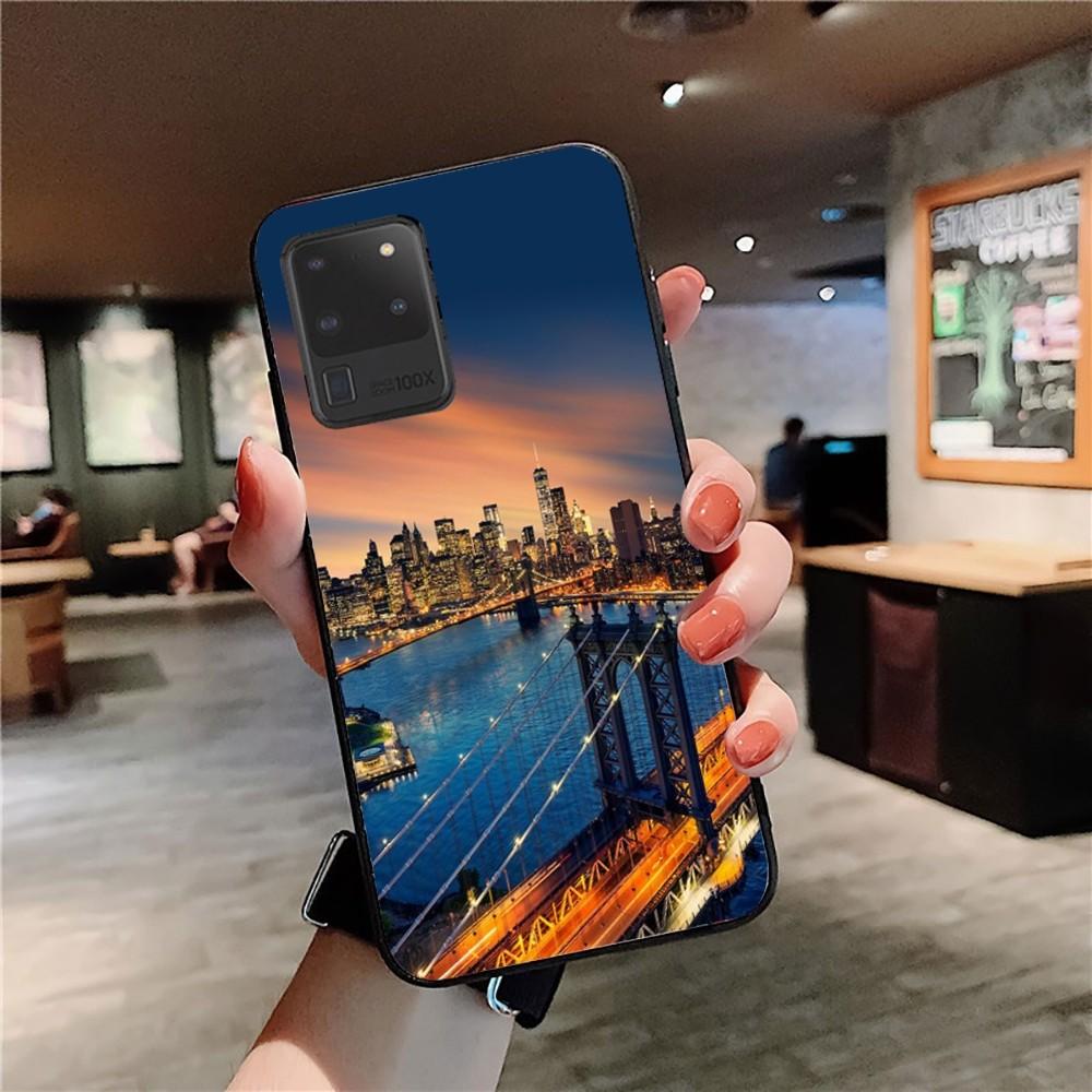 Нью-Йорк Город Нью-Йорк Чехол для телефона Для Samsung S 9 10 20 21 22 23 30 23plus lite Ultra FE S10lite Fundas