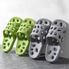 Fashion Green Bedroom Woman Slippers Open Toe Bathroom Shoes for Women Sandals Slides Small Size Chic and Elegant Casual Korea Style Eva