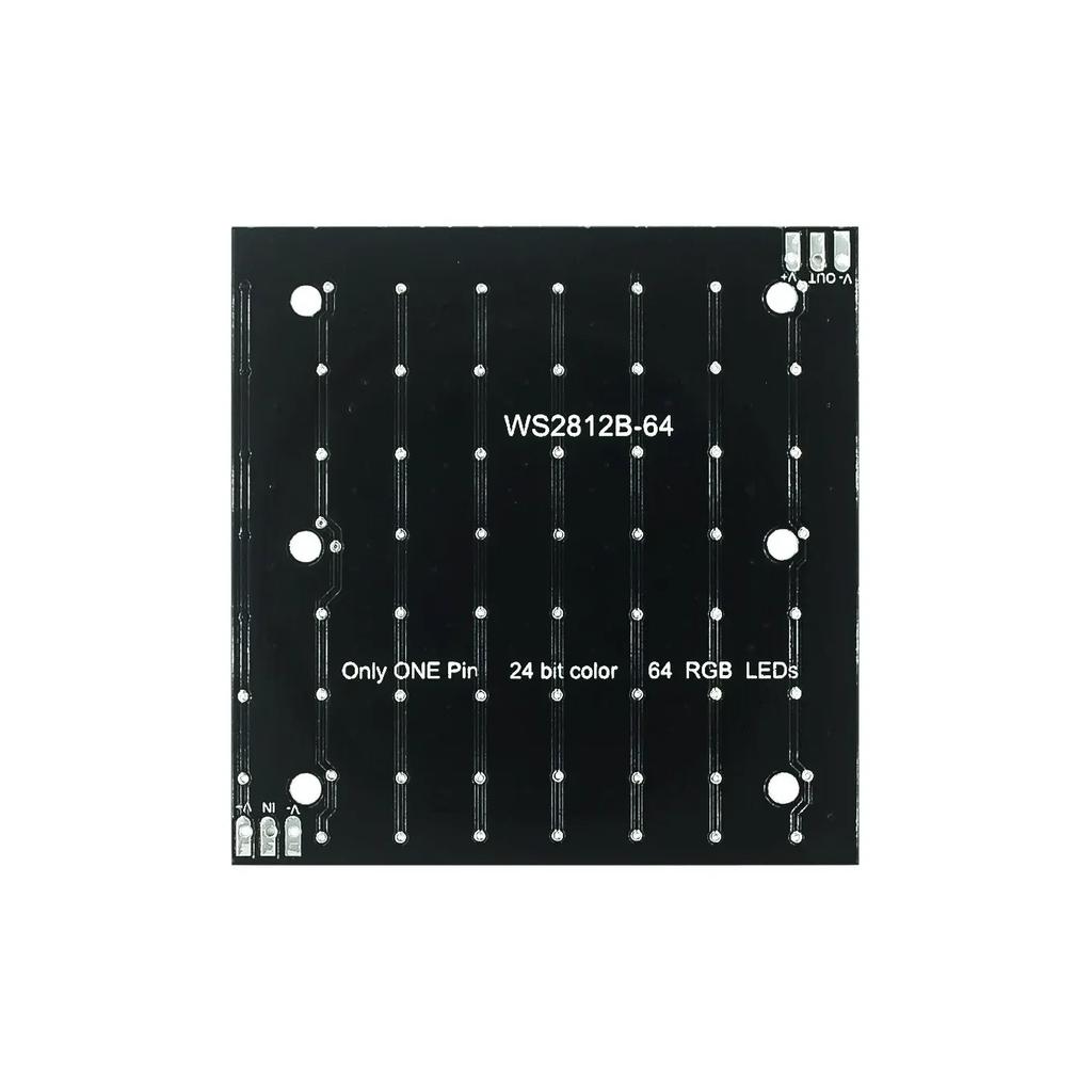 Светодиодная матрица WS2812 5050 RGB 8x8 64 светодиода для Arduino