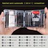1pc 26-in-1 Adjustable Length Ratchet Screwdriver Set Metal Multi-Batch Head Labor-saving Tools Multifunctional Screwdriver