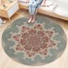 Bohemian Ethnic Round Rug Living Room Bedroom Bedside Rug Simple Washable Non -Slip Mat Computer Chair Mat Alfombra