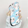 Милый мультяшный узор, кремовая текстура, мягкий силиконовый чехол с волнистыми краями, чехол для телефона Samsung