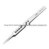 Stainless Steel Precision Tweezers for Mobile Phone Repair - High Precision Bent Tip