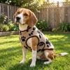 Warm Dog Paw Pattern Vest Soft Pullover Sweatshirt Pullover Dog Coat  Outdoor Walking