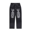 Джинсы-бомбер TRUERELIGION_Вымытый черный