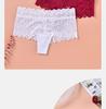 Женские кружевные стринги больших размеров: Ультратонкие, сексуальные хлопковые трусики европейского и американского стиля