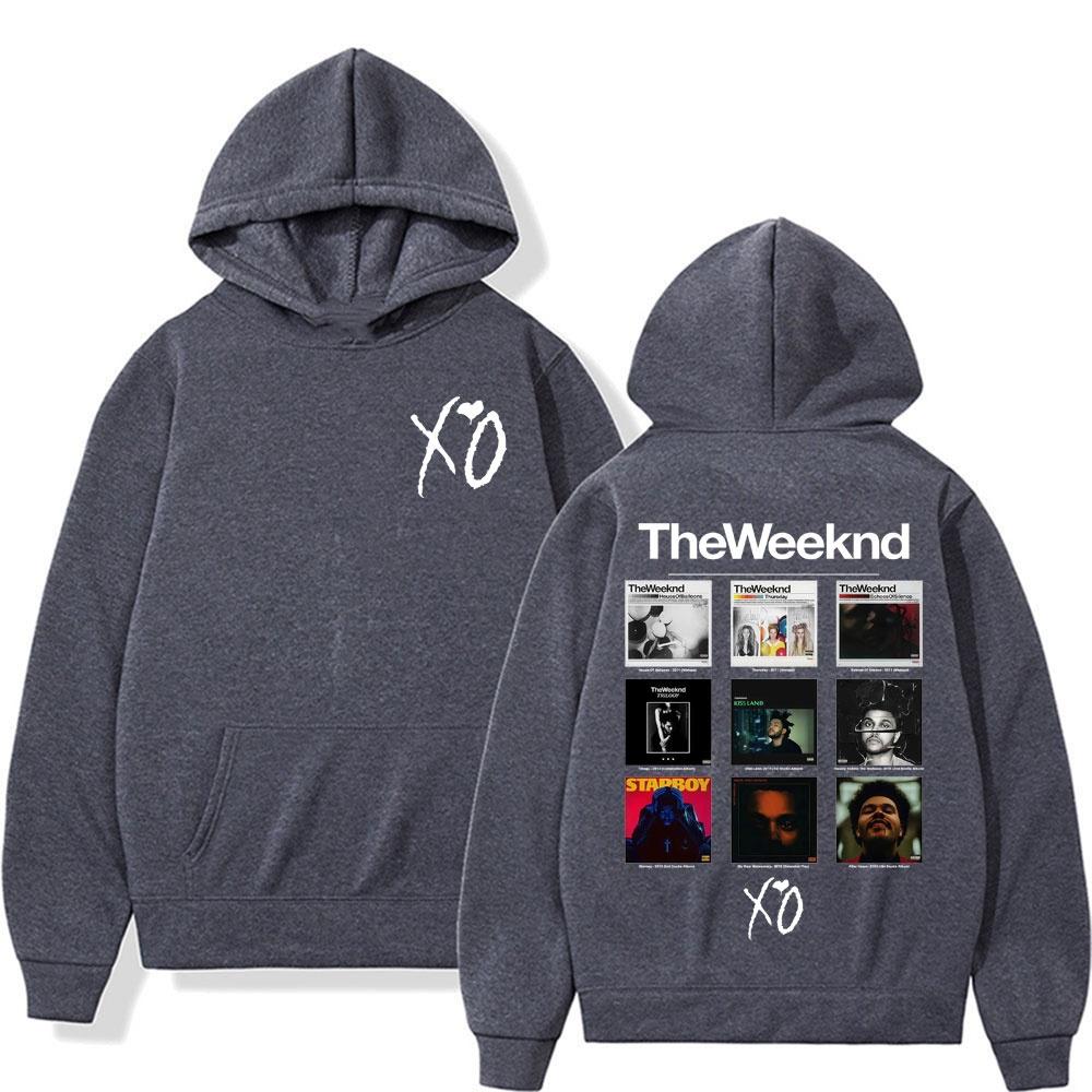 Rapper The Weeknd Album Cover Graphic Hoodie Winter Men's Women's Cotton Fashion Pop Comfort Hoodie