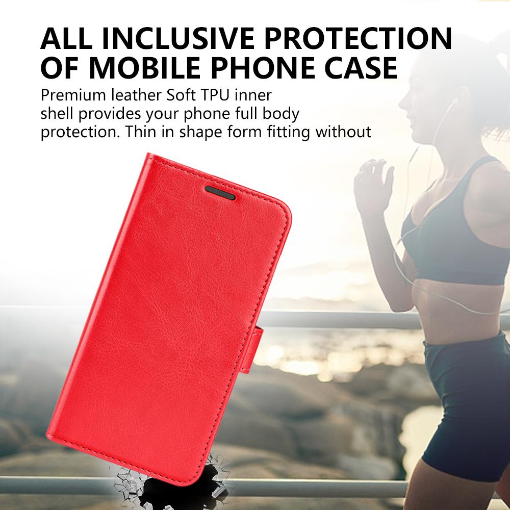 Для Realme Note 60x 4G/C63 4G/C61 4G Чехол-кошелек Кожа с текстурой Crazy Horse Подставка Чехол для телефона