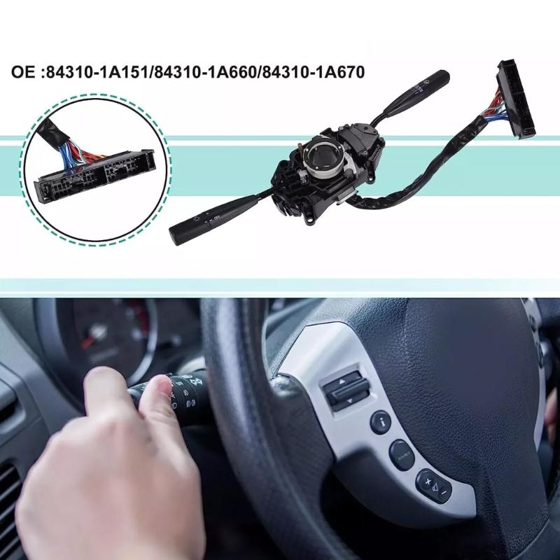 Переключатель указателей поворота и стеклоочистителя в сборе 84310-1A660 843101A66 для AE101 1.6L 1.8L L4 Замена Аксессуар