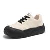 2024 New Color Matching Thick-soled Vulcanized Shoes for Women with Laces Versatile and Comfortable Casual Women's Sports Shoes