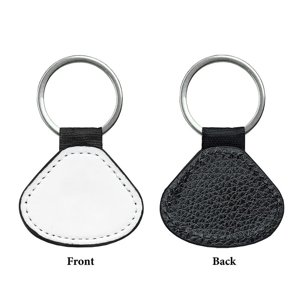 DIY Dye Sublimation Blanks Keychain Creative Double Sides Blank ID Tags Keyring Backpack Decor