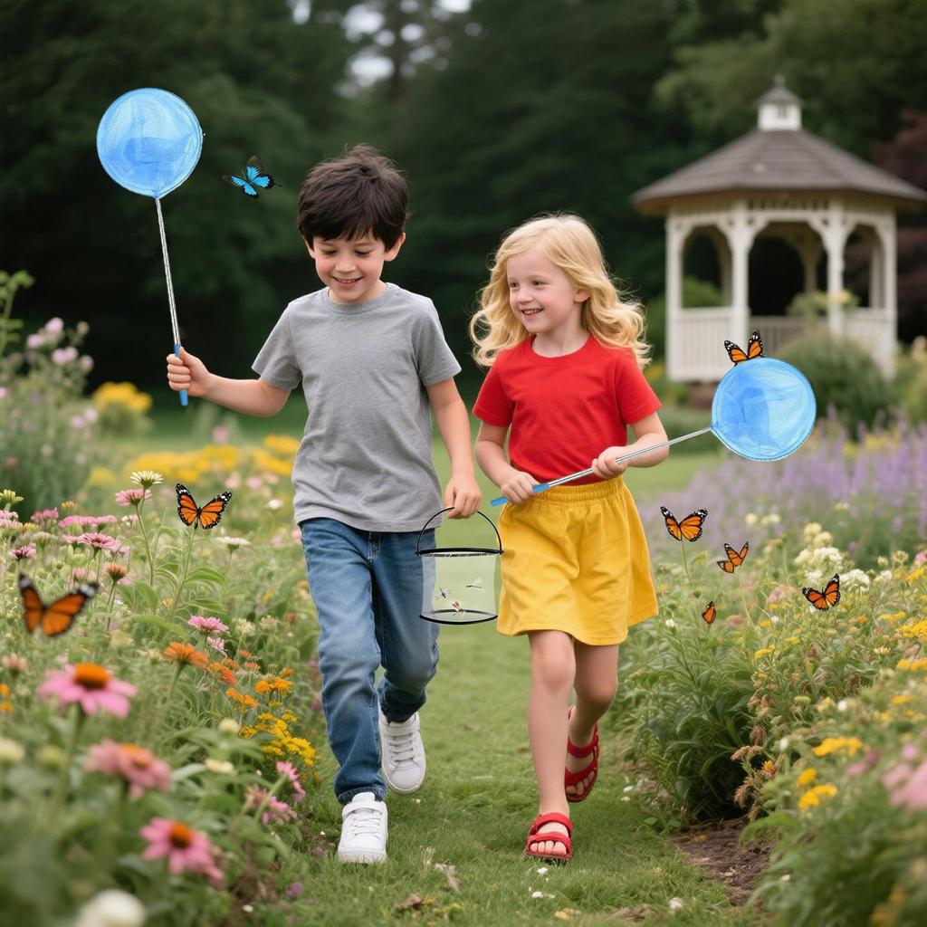 Children's Retractable Butterfly Net Set For Outdoor Insect Catching Butterfly Net Tadpoles And Fish Collection Fishing Net Gear