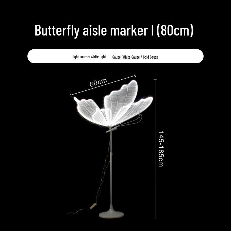 Luminous Butterfly Wing Wedding & Stage Decor