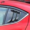 Глянцевая черная задняя боковая решетка-жалюзи для Mazda 3 Axela 2014-2019