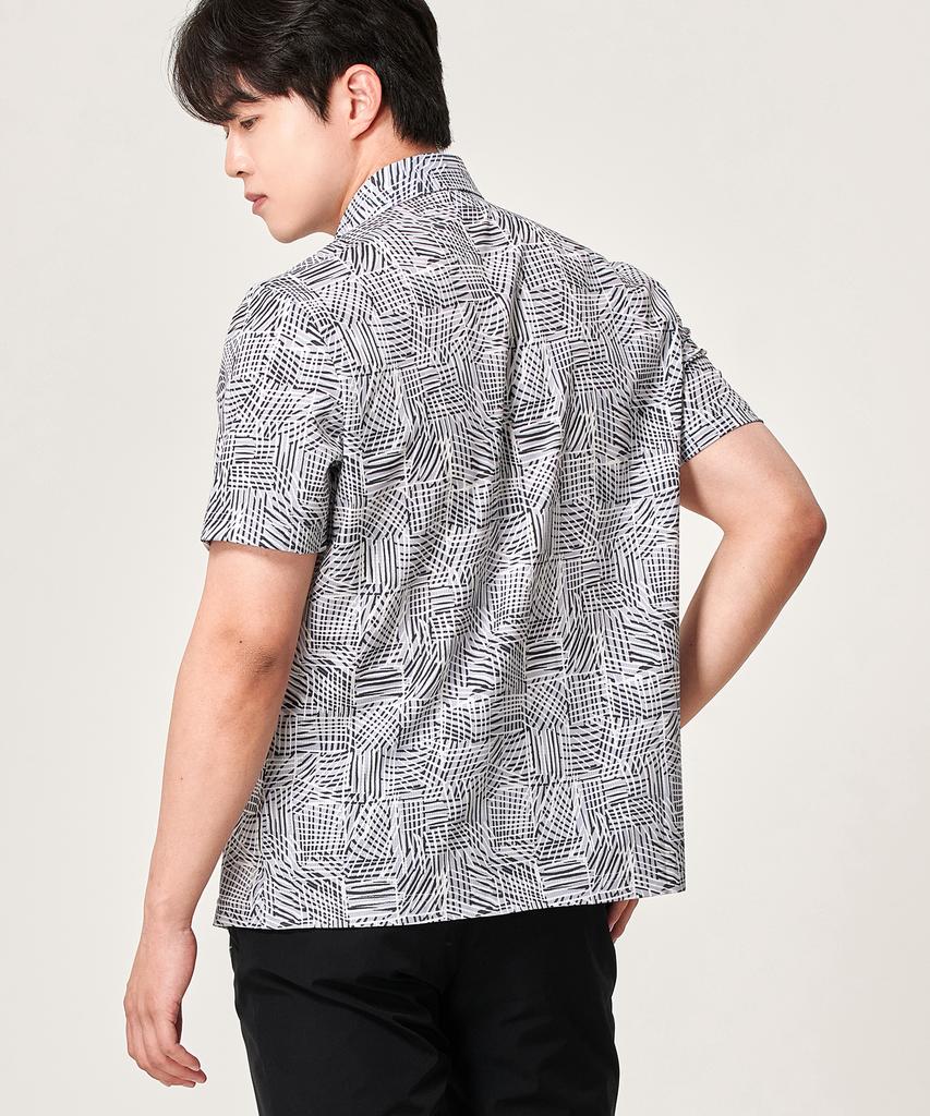 BILTMORE Men'S Golf Pattern Short Sleeve Shirt