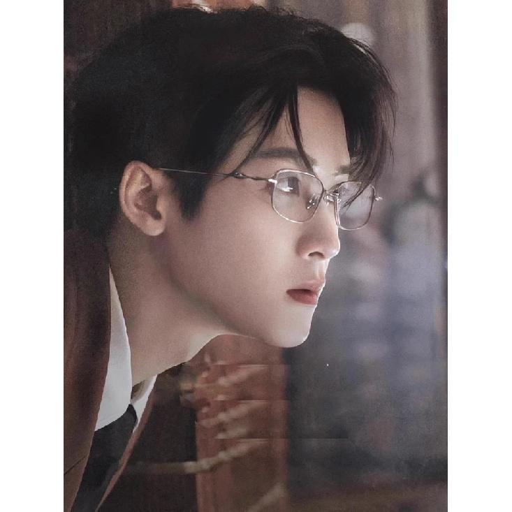 Fashion Square Titanium Glasses Frame Men Women Brand Design Optic Ultralight Luxury Eyeglasses Thin Rim Korea Style Spectacles