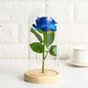 Artificial Rose Flowers Eternal Rose with LED Light Realistic Looking Battery Powered Simulation Rose Flower Holiday Gifts