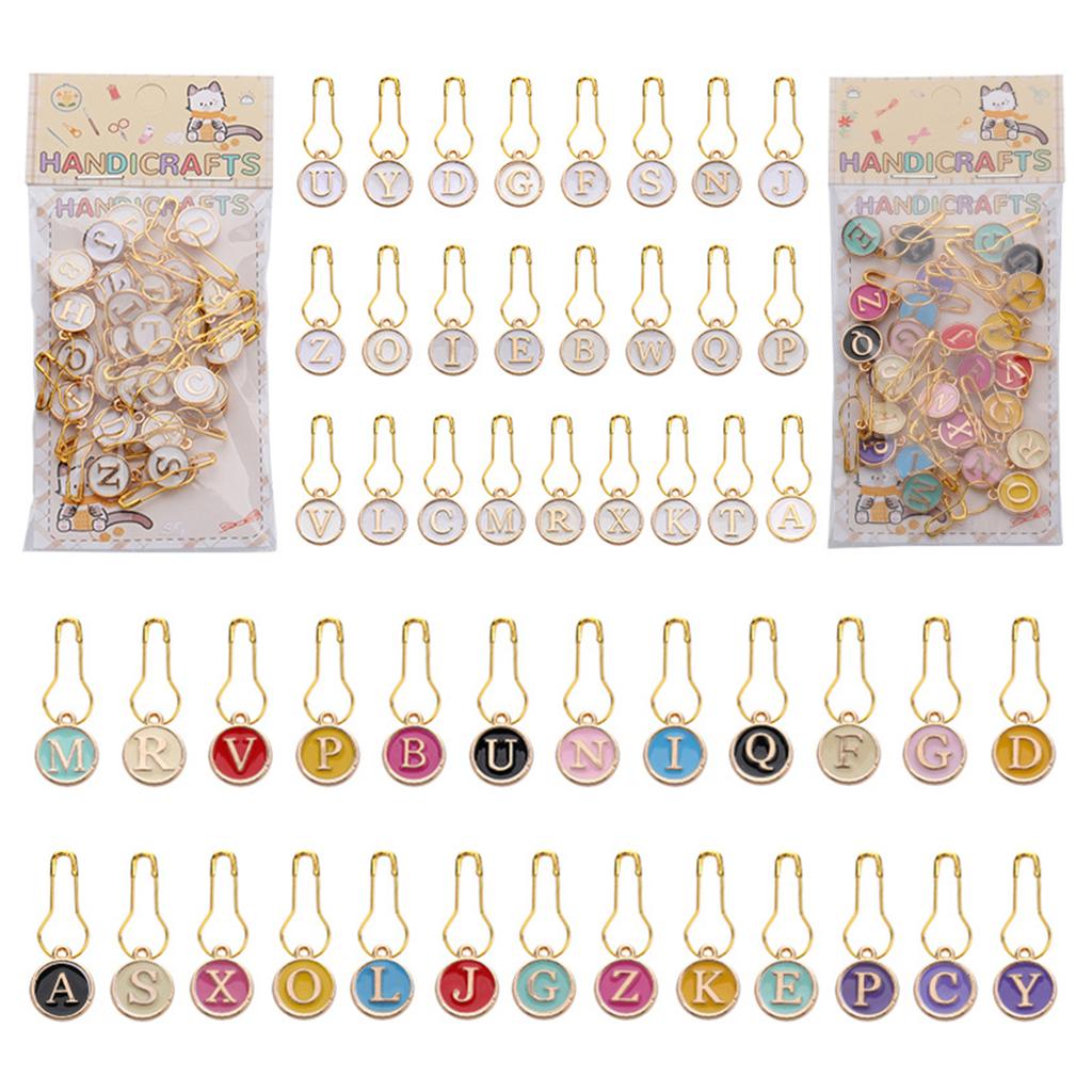 Маркеры для вязания Практичные маркеры для вязания Буквы Маркеры для вязания крючком Держатель для вязания Инструмент для вязания для поделок