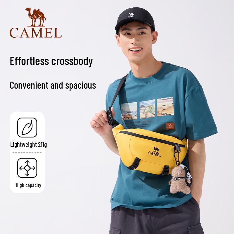 Camel Легкая уличная поясная сумка через плечо