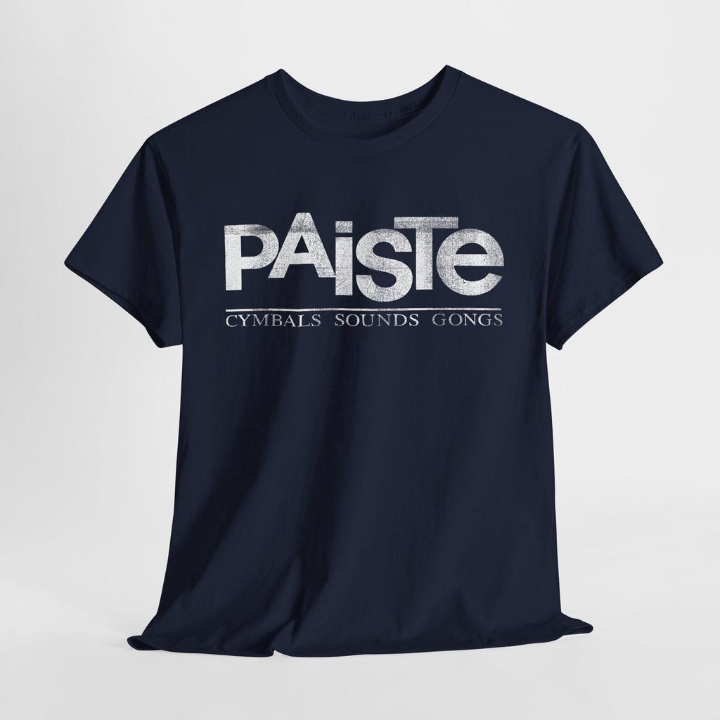 Paiste Cymbals Sounds Navy T shirt Size S-4X Casual