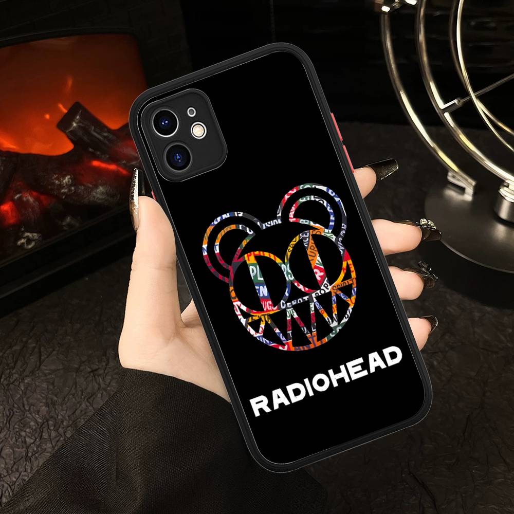 Чехол для телефона Rock-группы Radiohead для iPhone 15 14 13 12 11 Pro Max X XS MAX Plus, матовый мягкий задний чехол