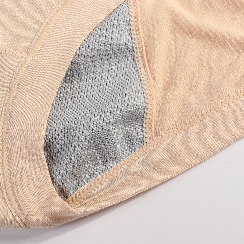 Герметичные трусики для менструального периода, женское нижнее белье, физиологические брюки, хлопковые, теплые для здоровья талии