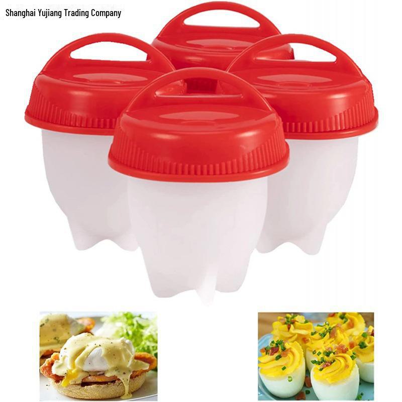 Яйцеварка с антипригарным покрытием из силикона: Подставка для яиц на пару, устойчивая к высоким температурам, для кухни.
