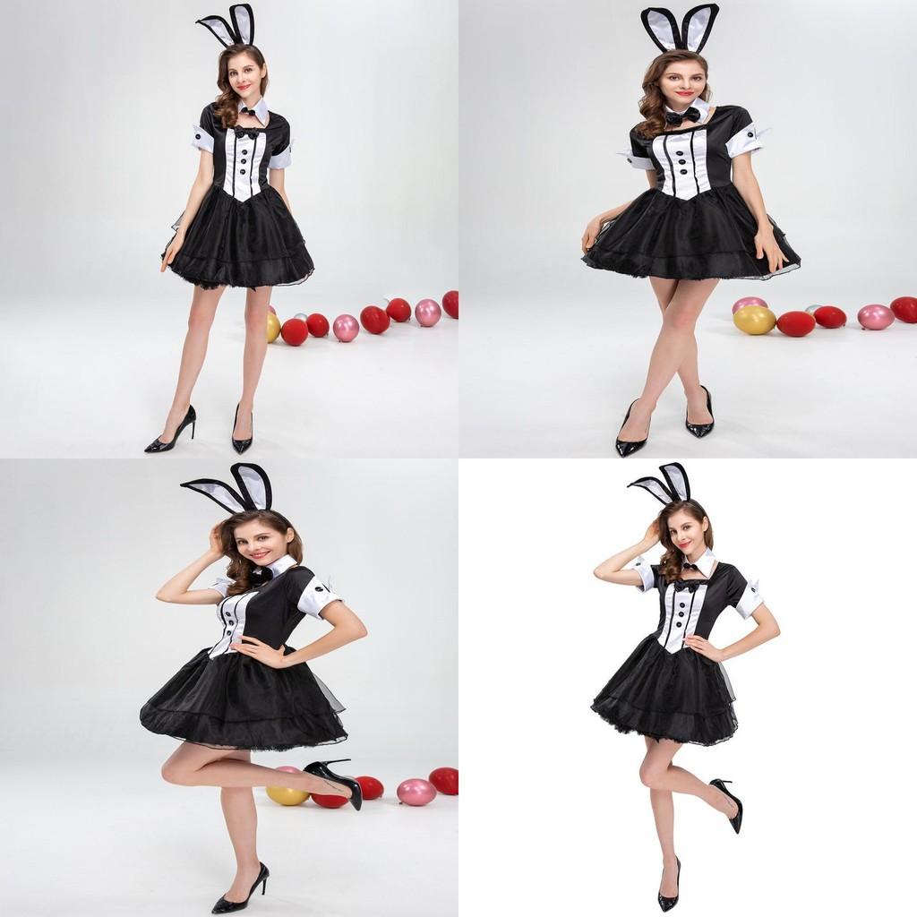Cute Rabbit Costume For Halloween And Easter Featuring Cozy Polyester Fabric Ideal For Cosplay