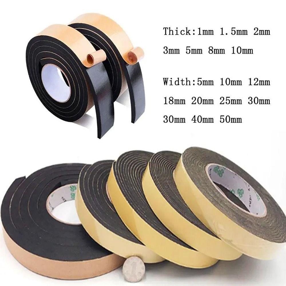 Adhesion Anti-collision Draught Excluder Foam Sponge Tape Weather Stripping EVA Rubber Seal Strip