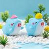 2 шт. Миниатюрные фигурки акул Милые смоляные маленькие ornaments в стиле исцеления Мини-украшения для животных