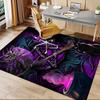 "Enchanted Purple Owl & Black Cat Witch Decor"Office Mat Home Decor Office Desk Chair Carpet for office ph52