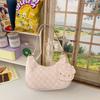Мультяшная сумка через плечо Hello Kitty для женщин из ПУ-материала с милым принтом для повседневного использования