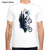 Bicycles MTB Print T Shirt Summer Men T-shirt Downhill Biking Print Casual Heartbeat Stimulation Exercise Male Harajuku Tshirt