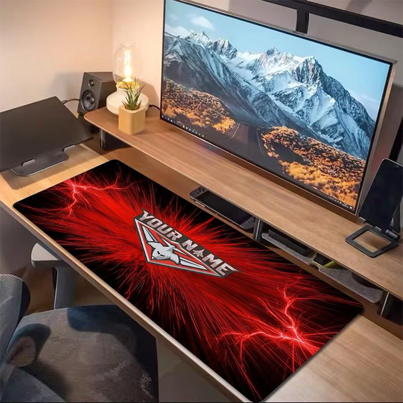 Essendon Football Club Custom Name Large Size Mouse Pad Large Gaming Table Cushion Non-slip Laptop Tablet Big Mousepad XXL Mat Mini PC Playmat With Lo