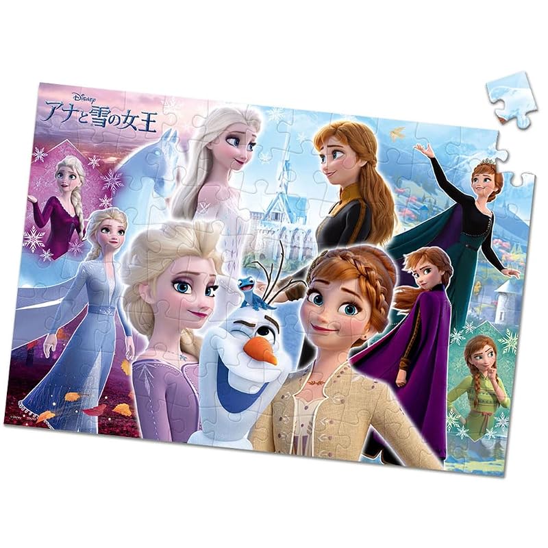 Tenyo [Сделано в Японии] Детская jigsaw puzzle Дисней Холодное сердце: Связь между сестрами 96 деталей (26x38см) Детская головоломка DK-96-374 Антибактериальная
