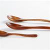 2 шт. деревянная посуда с надписями, оптовая продажа, маленькая деревянная ложка, японская ложка для меда, ложка для перемешивания кофе, ложка из цельного дерева