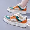 Korean Version of Small White Shoes Women  Autumn New Students All-match Color Matching Sneakers Flat Casual Shoes Women