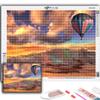 5D DIY Diamond Painting Cross Stitch Hot Air Balloon Diamond Embroidery Mosaic Wall Art Home Decoration