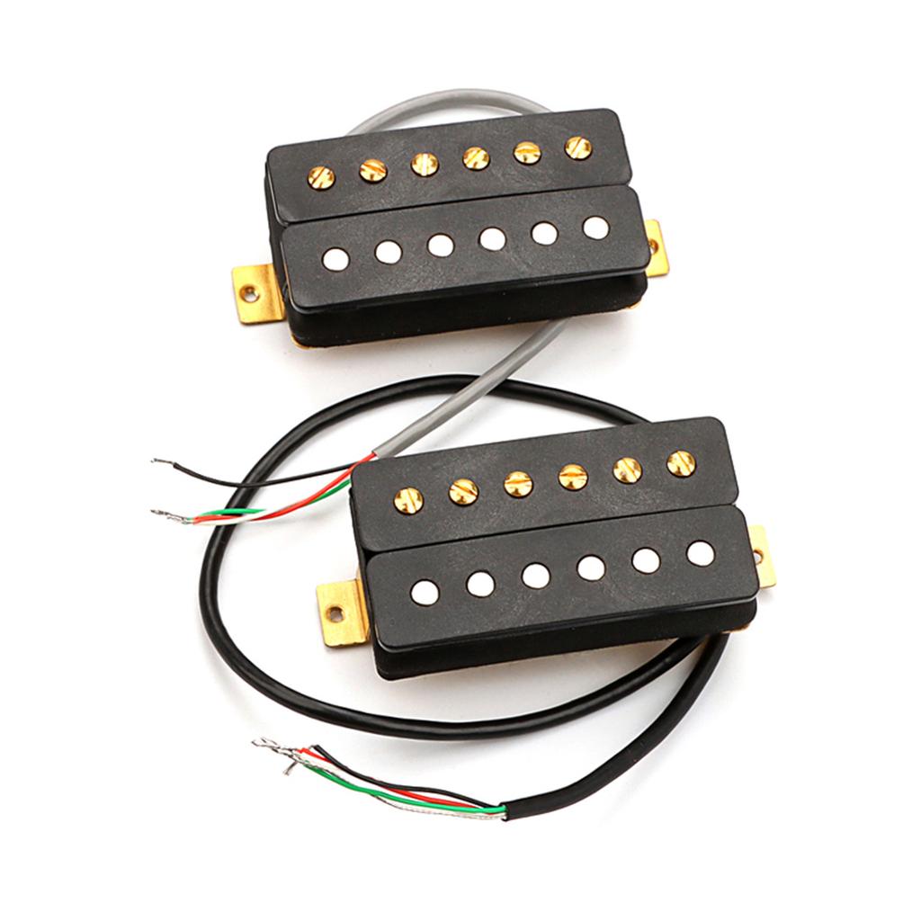 Guitar Double Coil Humbucker Pickup Replacements Electric Guitar Pickup for 6 Strings Guitar Part Easy To Install