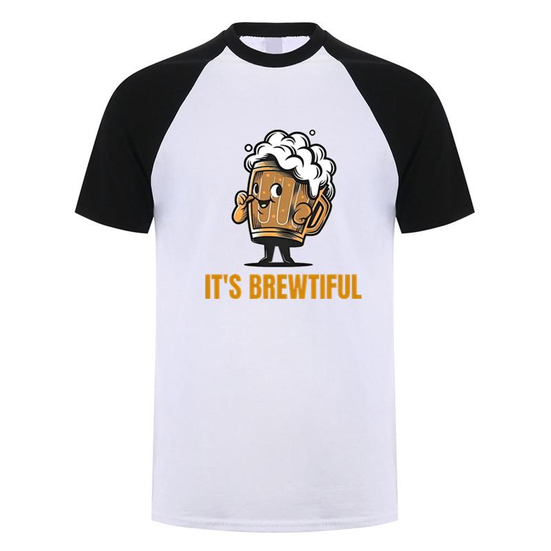 Its Brewtiful Brewery Beer T Shirts Unisex Graphic Streetwear Short Sleeve Birthday Gifts Summer Brewtiful Tshirt Unisexs Dy199