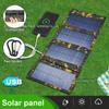 20W Solar Panel Charger Foldable Bag for Outdoor Emergency Mobile Power Supply