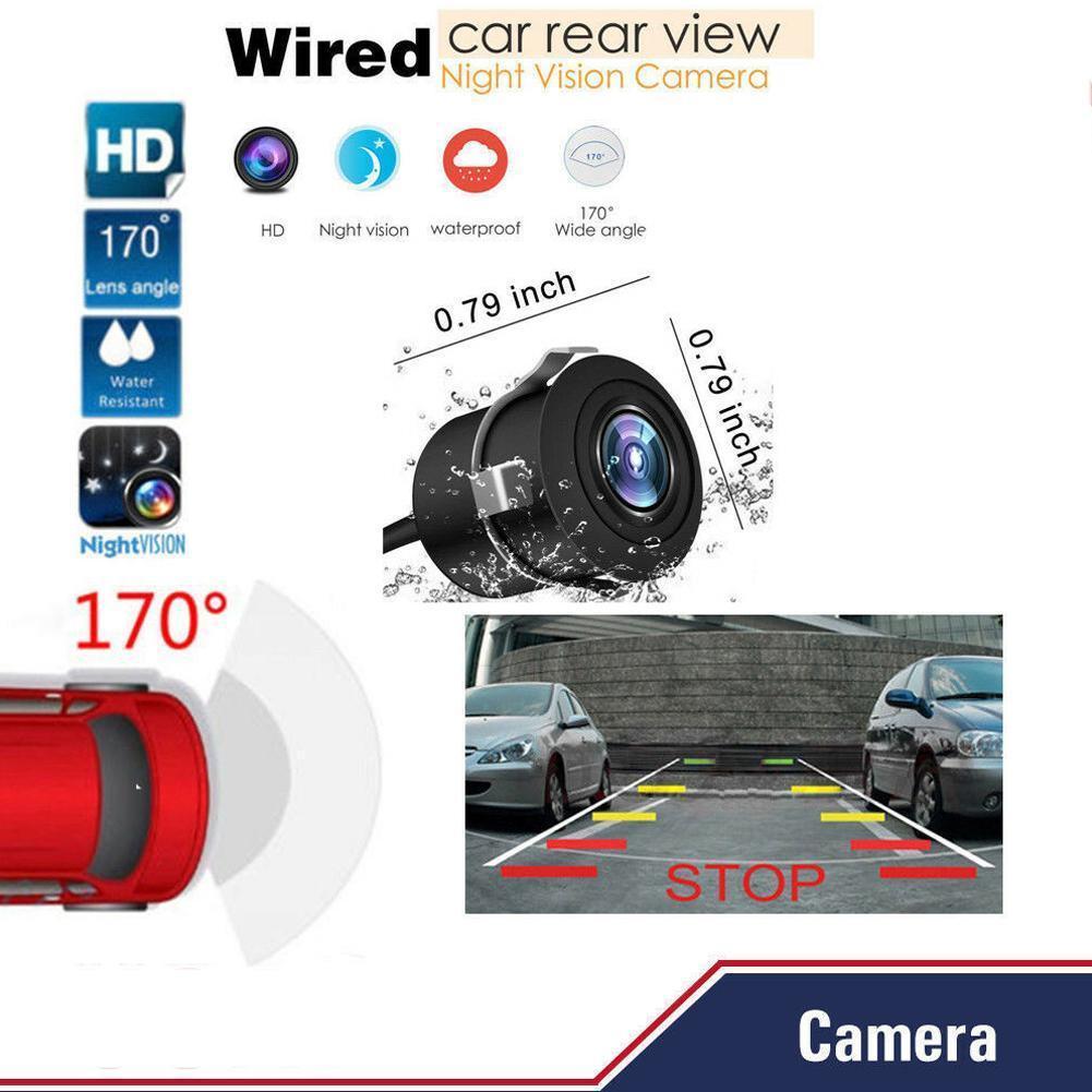 Car Rear View Camera CCD Night Vision Reversing Camera Auto Parking Backup Image Monitor Waterproof HD Wide Viewing Angle