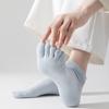 Five Toe Socks for Men Women Low Cut No Show Cotton Socks Athletic Running Ankle Socks for Yoga Sports