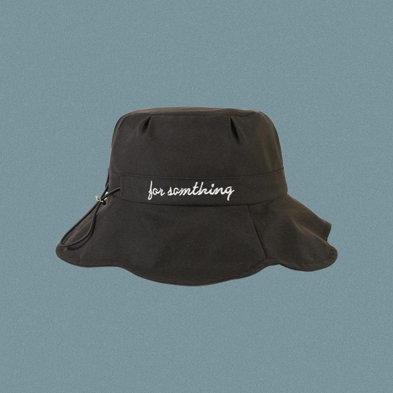 Шляпа женская корейская версия модная шляпа-ведро модная шляпа с оборками по краю от солнца японская милая универсальная шляпа от солнца