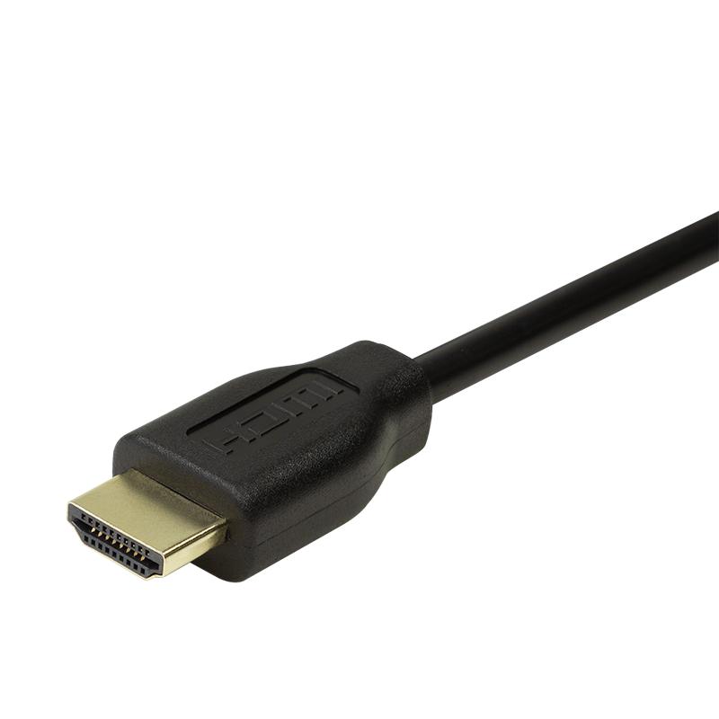 HDMI Cable 0.5m LogiLink HDMI A/M to A/M UHD 4K/30Hz HDMI 1.4 High Speed with Ethernet Black Gold-plated Connectors