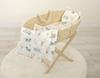 Teddy bear duvet and contoured pillow - 2-piece set - sky adventure