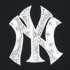 New Era SS21 Серия MLB Нью-Йорк Янкиз Худи-пуловер с принтом букв Унисекс-худи Черный 12715362