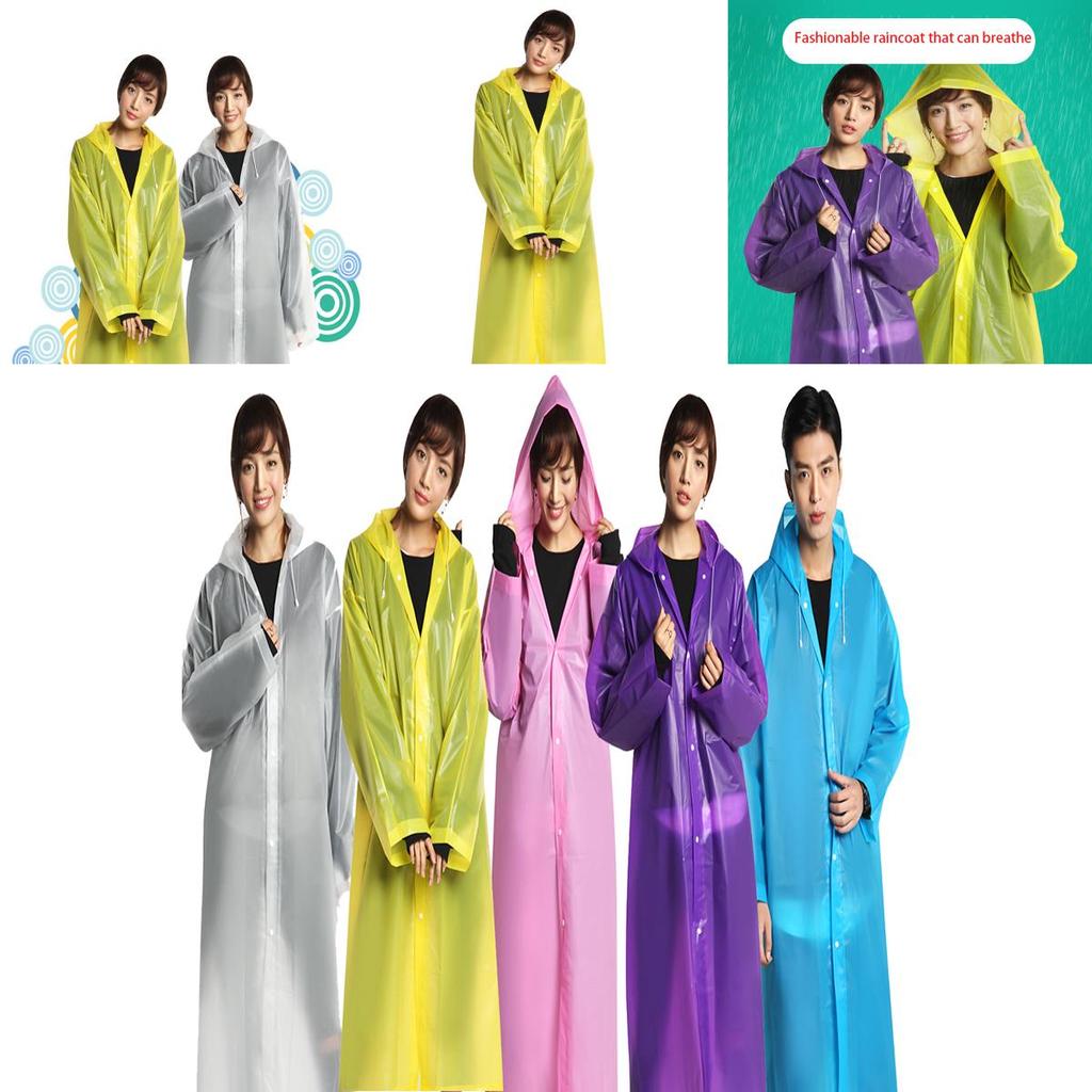 Premium Quality Adult Raincoat Thickened Poncho Conjoined Non Disposable Raincoat For Unisex Wear