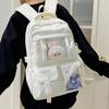 Школьный рюкзак для кампуса женский для ученицы средней школы милый японский прозрачный pain bag рюкзак большая вместимость рюкзак для старшеклассника