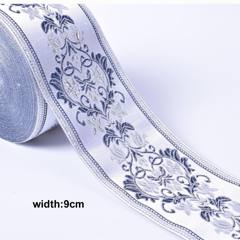 1 м красочная цветочная шотландская лента, рождественские ленты, кружевная ткань